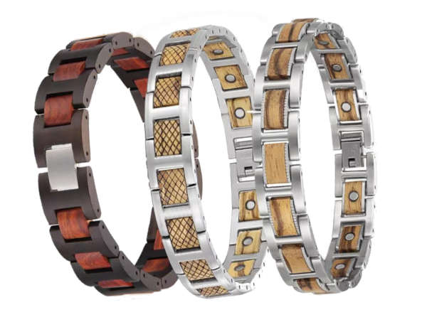 bracelets magnétiques anti-stress pour homme